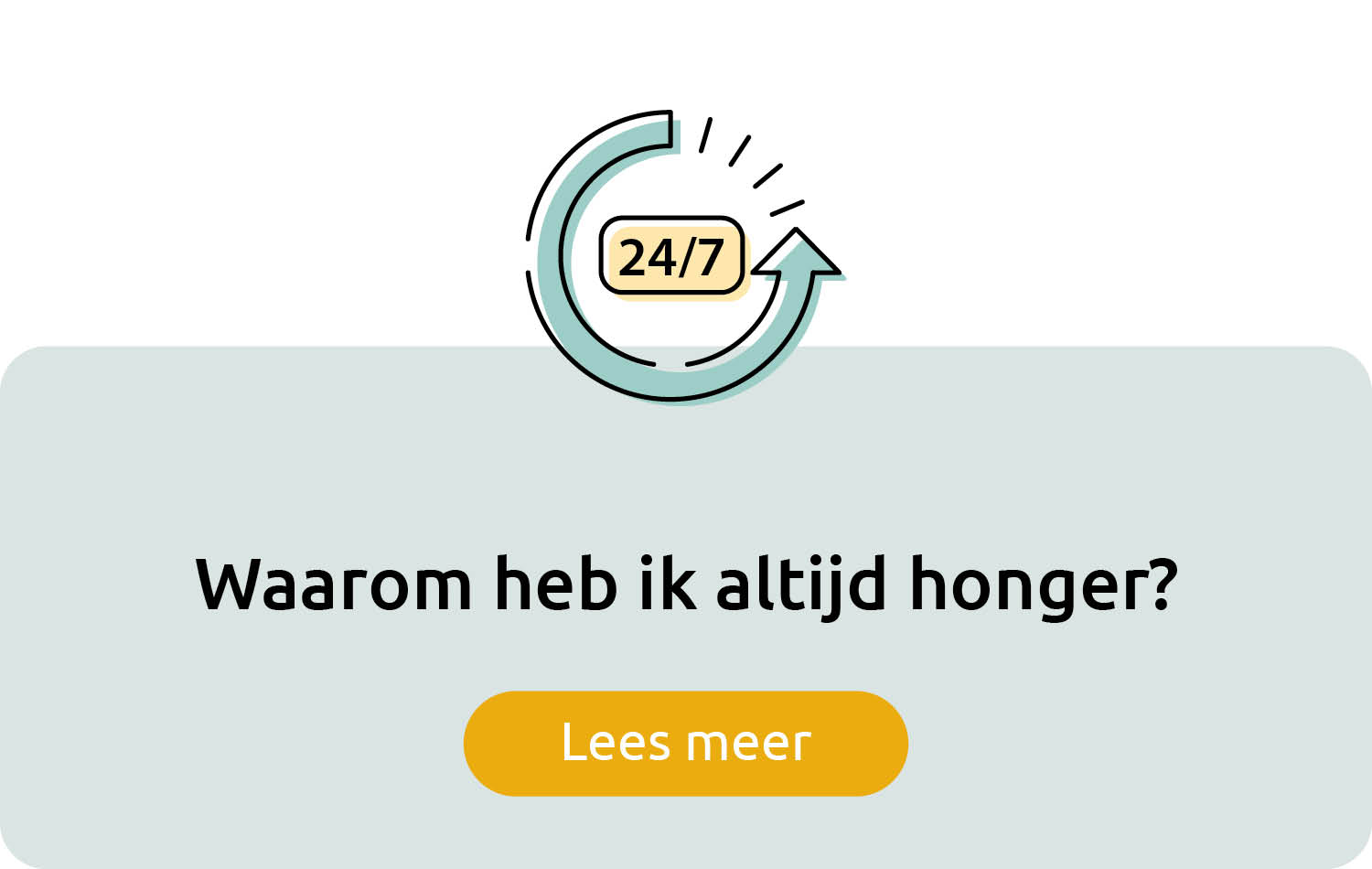 waarom heb ik altijd honger