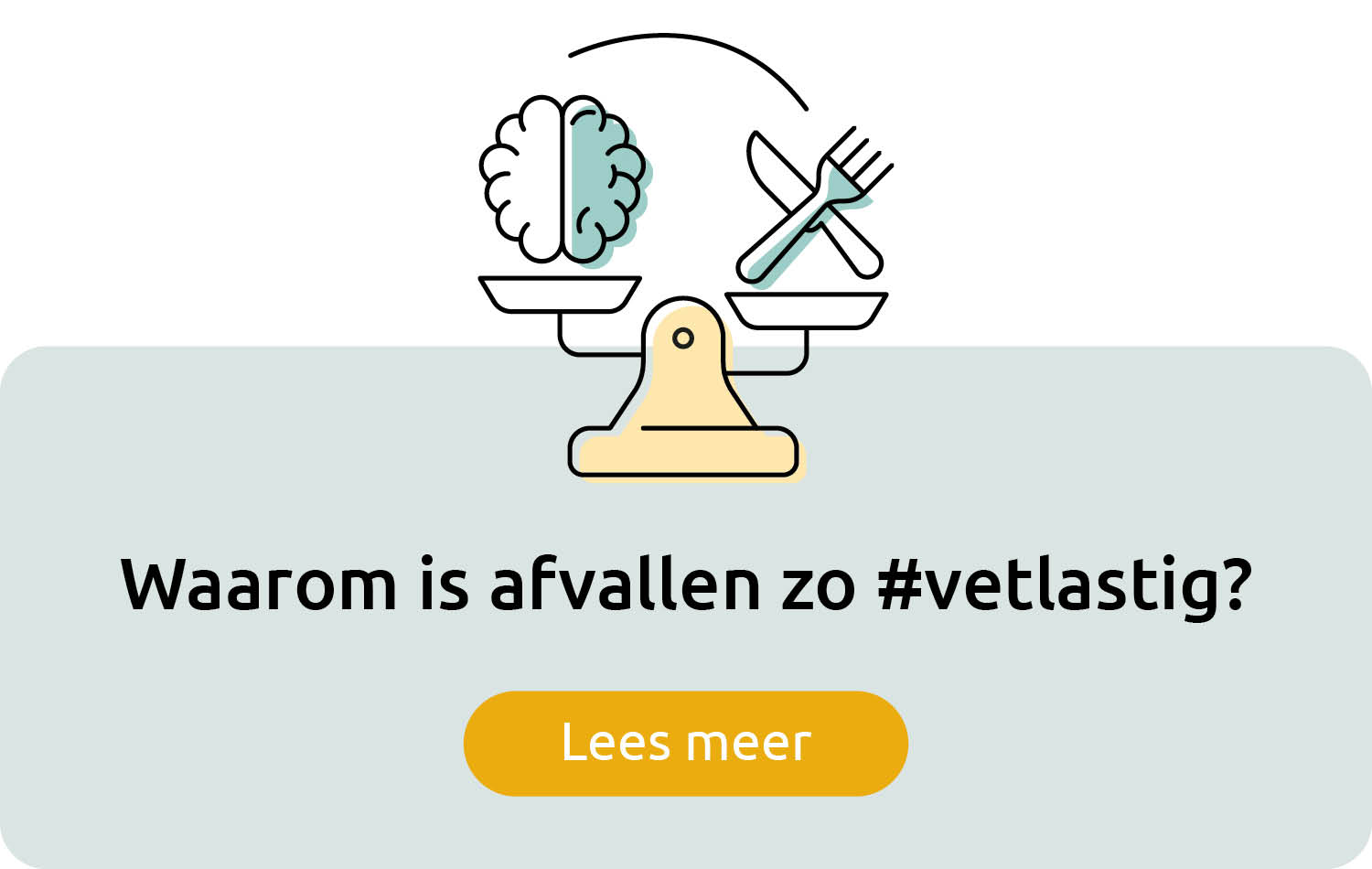 waarom is afvallen lastig?
